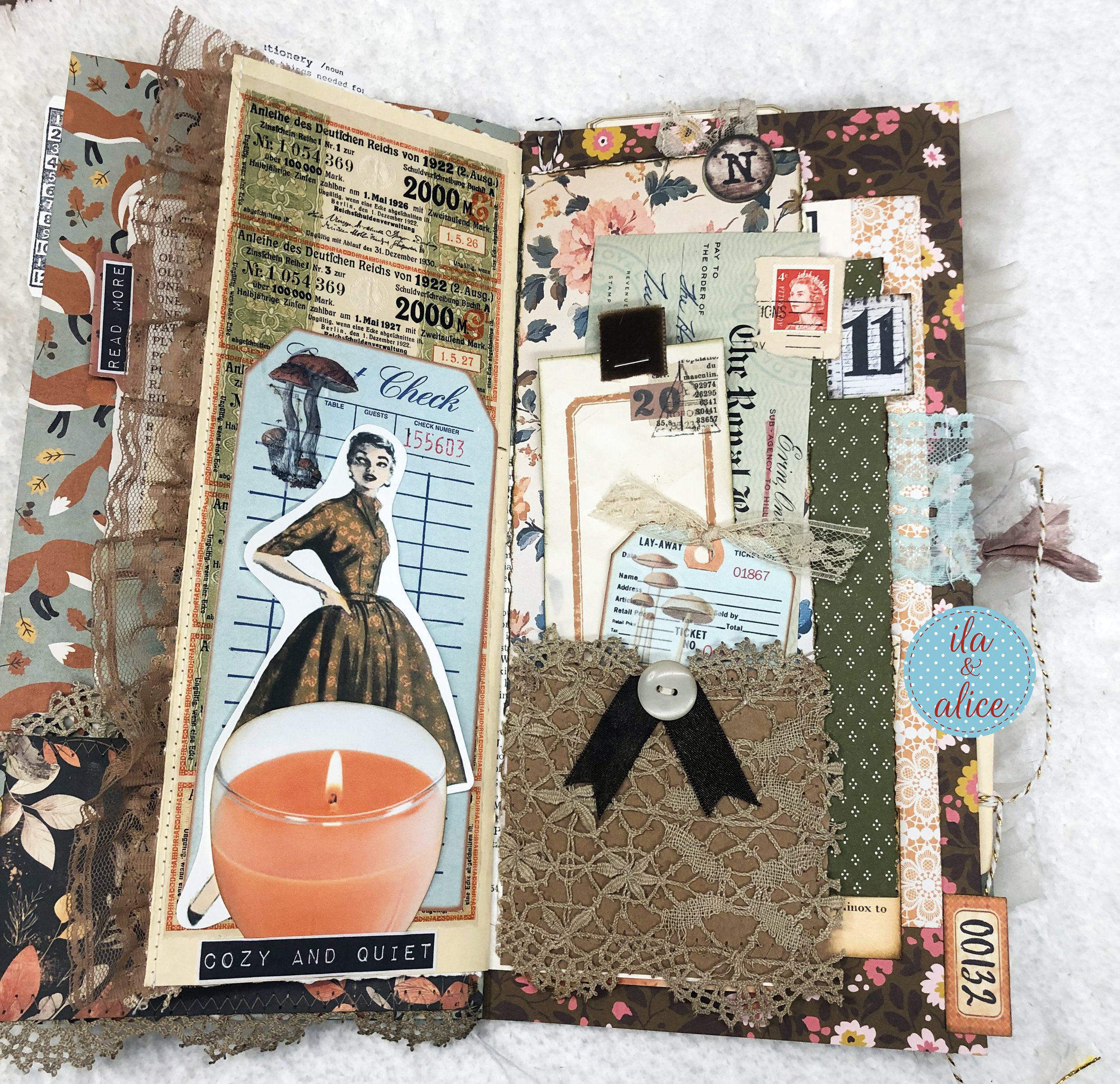 Autumn Junk Journal Pages — ila and alice